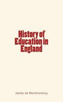 History of Education in England 154548886X Book Cover