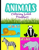 Animals Coloring Book for Toddlers, Kindergarten and Preschool Age: Big book of Pets, Wild and Domestic Animals, Birds, Insects and Sea Creatures Coloring B093MYWW22 Book Cover