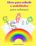 Livro para colorir e actividades para crian�as: Um livro divertido para colorir e actividades para crian�as de 4-8 anos: ponto-a-ponto, fotoc�pia, letras para colorir, labirintos 1008934712 Book Cover