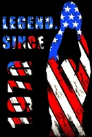 Legend since 1970 notebook - 50th Birthday Gift for American Football loveres, players and fans: Football Coach Notebook gift - FlagfootballRugbyplaybook notes 1654680850 Book Cover