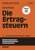 Die Ertragsteuern 340950981X Book Cover