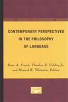 Contemporary Perspectives in the Philosophy of Language 0816608660 Book Cover