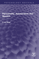 Personality, Appearance and Speech 1032642661 Book Cover