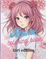 Anime Coloring Book:: Beautiful Anime Girls Coloring Pages for Teens B0CG8CWDC6 Book Cover