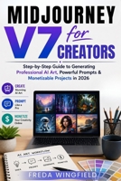 Midjourney V7 for Creators: Step-by-Step Guide to Generating Professional AI Art, Powerful Prompts & Monetizable Projects in 2026 B0GXRVJ15Y Book Cover