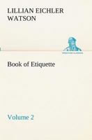 Book of Etiquette, Volume II 9355391064 Book Cover