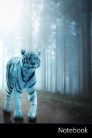 Notebook: Tigre, Gato, Mundo Animal, Depredador Cuaderno / Diario / Libro de escritura / Notas - 6 x 9 pulgadas (15.24 x 22.86 cm), 110 p�ginas, superficie brillante. 1705889670 Book Cover