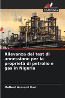 Rilevanza del test di annessione per la proprietà di petrolio e gas in Nigeria (Italian Edition) 6207199596 Book Cover