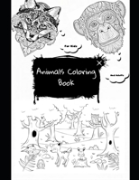 Animals Coloring Book B08F6RYHRQ Book Cover