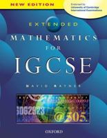 Extended Mathematics for IGCSE 0199149941 Book Cover