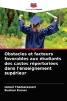 Obstacles et facteurs favorables aux étudiants des castes répertoriées dans l'enseignement supérieur 6203290815 Book Cover
