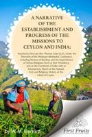 A Narrative of the Establishment and Progress of the Mission to Ceylon and India 1621715353 Book Cover