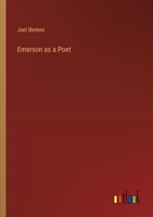 Emerson as a Poet 0548622310 Book Cover