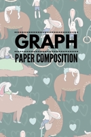 Graph Paper Composition: Graph Paper 6 x 9 Cute Forest Quad Ruled 4x4, Grid Paper for school student, office, kids Notebooks 1697486126 Book Cover