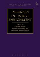 Defences in Unjust Enrichment 1509921109 Book Cover
