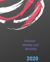 Planner Weekly and Monthly 2020: Weekly & Monthly Planner Jan 1, 2020 to Dec 31, 2020: (2020 Pretty Simple Planners) 1655571176 Book Cover