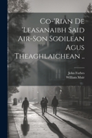 Co-'rian De 'leasanaibh Said Air-son Sgoilean Agus Theaghlaichean .. 1022440578 Book Cover