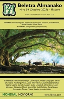 Beletra Almanako 54 (BA54 - Literaturo en Esperanto) (Esperanto Edition) 1595695206 Book Cover