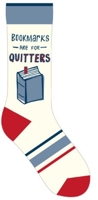 "Book cover image for Bookmarks Are for Quitters Socks"