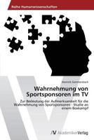 Wahrnehmung Von Sportsponsoren Im TV 3639388755 Book Cover