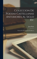 Coleccion De Poesias Castellanas Anteriores Al Siglo Xv.: Poesias De Don Gonzalo De Berceo 1019082577 Book Cover