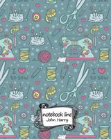 Journal Notebook Diary: Vintage Sewing Machine: Notebook Journal Diary, 120 Lined Pages, 8 X 10 1546323899 Book Cover