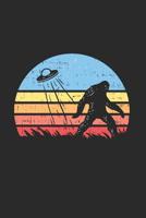 Yeti Alien Bigfoot Notebook: 6x9inch Yeti Alien Bigfoot Notebook Dot Grid 1073117138 Book Cover