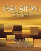 Evaluation: A Systematic Approach 0803944586 Book Cover