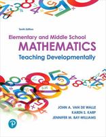 Mylab Education with Pearson Etext -- Access Card -- For Elementary and Middle School Mathematics: Teaching Developmentally 0134802063 Book Cover