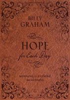 Hope for Each Day Morning and Evening Devotions 140418970X Book Cover