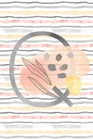 Food and Exercise Journal with Monogram Letter Q: Daily Fitness Tracker for Women (Personalized Tracking) 1692824899 Book Cover