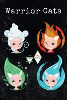 Warrior Cats Four Elements, Fire, Water, Earth, Air: (6x9 Journal): College Ruled Lined Writing Notebook, 99 Pages 1676191453 Book Cover