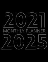2021-2025 Monthly Planner: 60 Month Agenda for Men, Monthly Organizer Book for Activities and Appointments, 5 Year Calendar Notebook, White Paper, 8.5″ x 11″, 330 Pages 1716305934 Book Cover