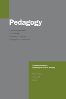 To Delight and Instruct: Celebrating Ten Years of Pedagogy 0822367289 Book Cover