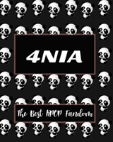 4NIA The Best KPOP Fandom: Best KPOP Gift Fans Cute Panda Monthly Planner 8x10 Book 110 Pages Book 1707934126 Book Cover