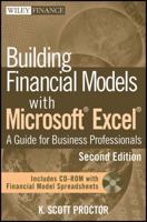 Building Financial Models with Microsoft Excel: A Guide for Business Professionals 0470481749 Book Cover