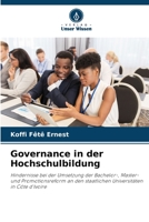 Governance in der Hochschulbildung: Hindernisse bei der Umsetzung der Bachelor-, Master- und Promotionsreform an den staatlichen Universitäten in Côte d'Ivoire 620621219X Book Cover
