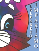 Impariamo l'alfabeto: libro da colorare per bambini in età prescolare B08YQM9Q5V Book Cover