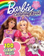 Barbie Coloring Book: GREAT Gift for Any Kids and Fans with HIGH QUALITY IMAGES and GIANT PAGES B08R69ZG11 Book Cover