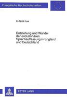 Entstehung Und Wandel Der Evolutionaeren Sprachauffassung in England Und Deutschland 3631448244 Book Cover