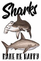 Shark Journal: high quality book spine thematic motif white paper, dotgrid 120 pages for your ideas Approx. DIN A5 (6 x9 inch) large 1654963453 Book Cover