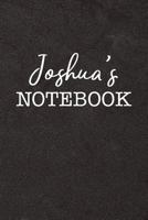 Joshua's Notebook: Personalized Scrapbook for Men 1798941058 Book Cover