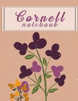 Cornell notebook: Note Taking Notebook, For Students, Writers,school supplies list, Notebook 8.5" x 11"- 120 Pages 1721873120 Book Cover