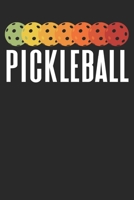 Pickleball: Pickleball Journal to write in, 6x9 inches, 120 pages, blanked lines, Retro Vintage Balls, perfect notebook gift idea  for Racquet Sport Lovers 1671658698 Book Cover