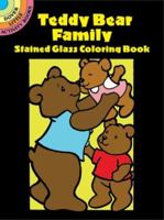 Teddy Bear Family Stained Glass Coloring Book 0486426173 Book Cover