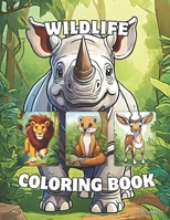 Wildlife: Coloring Book for Adults and Kids with Animals, Patterns, and More to Relax B0CVHMZ6KN Book Cover