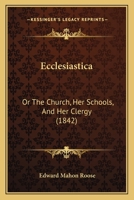 Ecclesiastica 1013808665 Book Cover