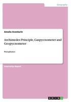 Archimedes Principle, Gaspycnometer and Geopycnometer 3656644896 Book Cover