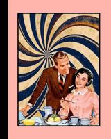 Retro illustration journals: Unique designed dot grid Journal for the retro illustration lover - kitsch man and women drinking tea 1796724831 Book Cover