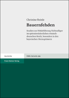 Bauernfehden: Studien Zur Fehdefuhrung Nichtadliger Im Spatmittelalterlichen Romisch-Deutschen Reich, Besonders in Den Bayerischen Herzogtumern 3515078401 Book Cover
